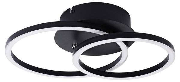 LED Plafondlamp Gallagher zwart