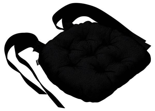 Stuhlkissen Etna Schwarz - Textil - 40 x 8 x 37 cm