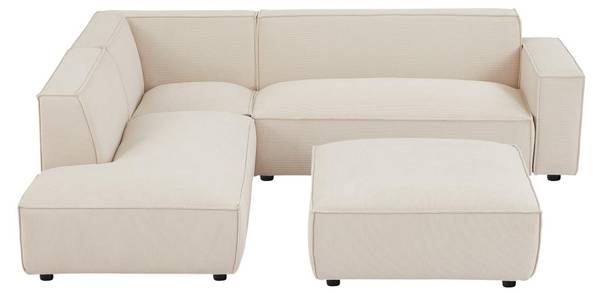 Sofa ohne Schlafmöglichkeit BORORE Beige - Textil - 95 x 44 x 95 cm