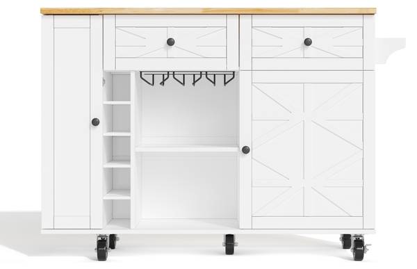 Keukenwagen WoodyLucy Ⅲ wit