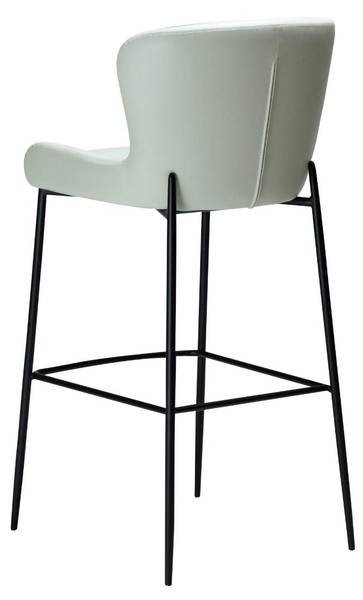 Barhocker Glamorous Weiß - Holz teilmassiv - 49 x 105 x 58 cm