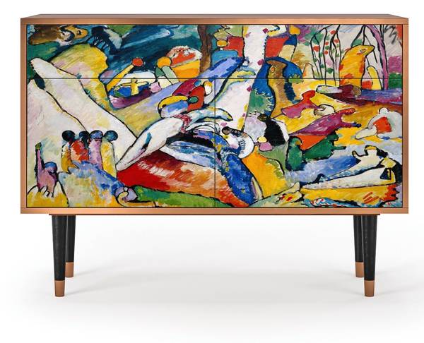 Sideboard BS4 Walnuss Holzwerkstoff - 115 x 86 x 48 cm