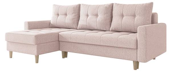 Ecksofa Bodo Hellrosa