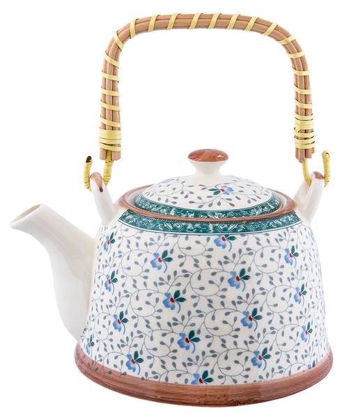 Teekanne mit Filter 2722 Blau - Keramik - 14 x 12 x 18 cm