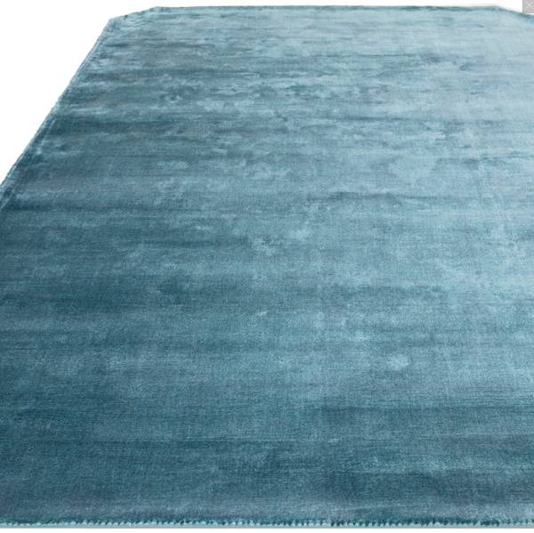 Wohnzimmerteppich aus Viskose SHAFT Türkis - 160 x 230 cm