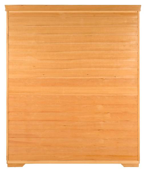 Infrarotkabine REDSUN L Braun - Holz teilmassiv - 153 x 190 x 110 cm