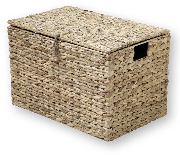 Truhe mit Deckel 22060 Braun - Naturfaser - 35 x 33 x 50 cm