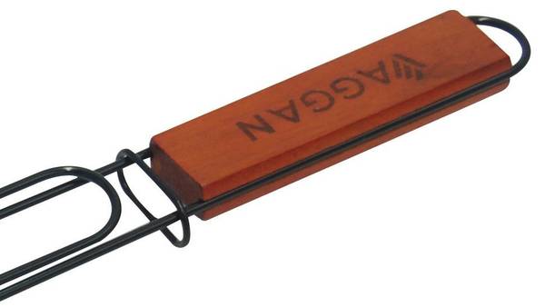 Grillrost für Würst 111138 Schwarz - Metall - 19 x 2 x 50 cm