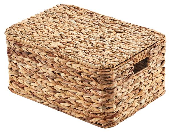 Aufbewahrungsbox BERTI Braun - Holzwerkstoff - 33 x 21 x 44 cm