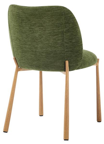 Stuhl JIZAK 6er-Set Grün - Textil - 47 x 79 x 58 cm
