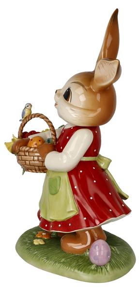 Figur Hasenmädchen So ein schöner Tag Porzellan - 18 x 40 x 27 cm