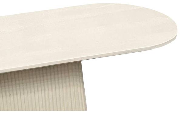 Konsolentisch Patrice Weiß - Massivholz - 140 x 80 x 40 cm