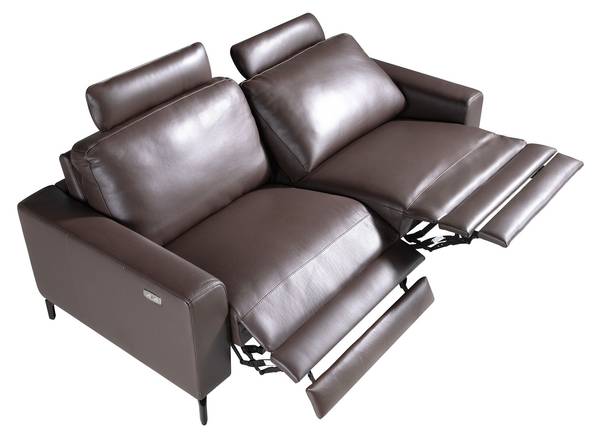 3-Sitzer Relaxsofa, Braun Breite: 206 cm