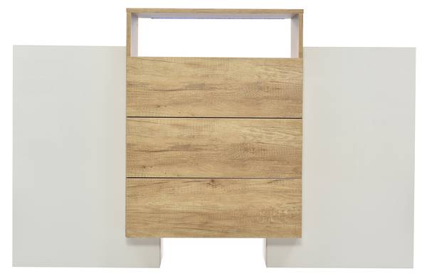 Sideboard M1655 Beige - Holzwerkstoff - 78 x 38 x 140 cm
