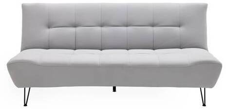 Schlafsofa GELI Grau - Metall - Massivholz - Textil - 192 x 88 x 97 cm