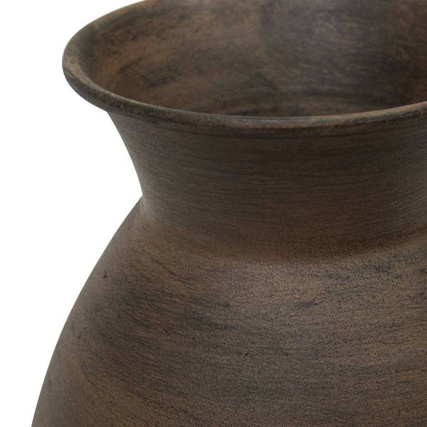 Vase WONJ Braun - Metall - 15 x 20 x 15 cm