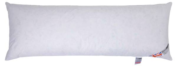 Seitenschläferkissen DP1302 Weiß - Baumwollstoff - 40 x 15 x 145 cm