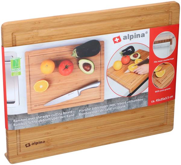 Schneidebrett MEALSN450009 Braun - Massivholz - 35 x 4 x 45 cm