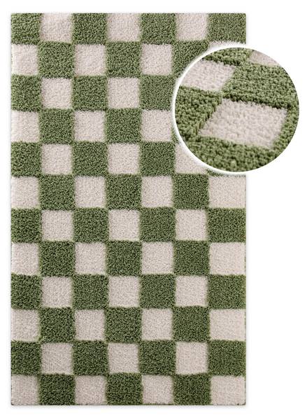 Badteppich Bobbi Grün - 80 x 150 cm