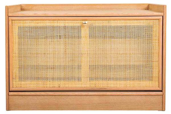 Schuhbank Trento Braun - Holzwerkstoff - 80 x 53 x 38 cm
