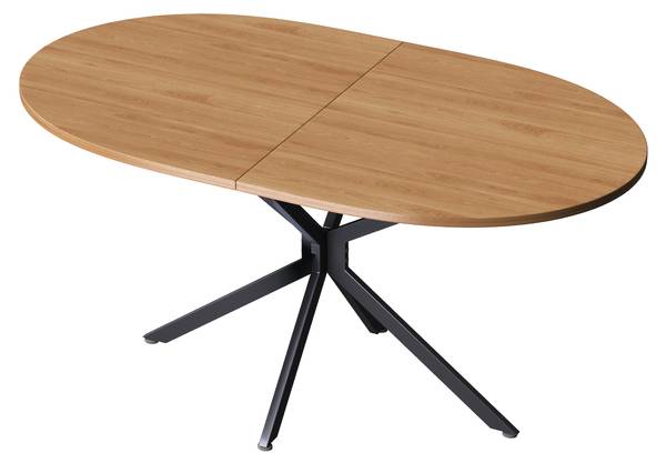 Esstisch N634P237666N Braun - Holzwerkstoff - 80 x 75 x 120 cm