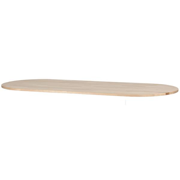Tischplatte Oval Tablo Eiche - 220 x 2 x 90 cm