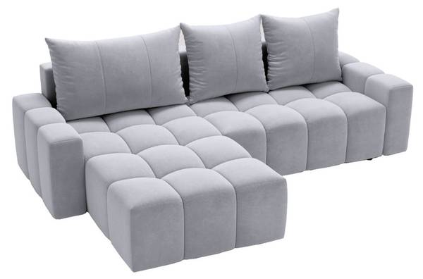 Ecksofa BRESSO Hellgrau