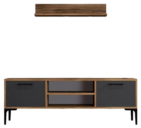 Fernsehschrank Tureis Braun - Holzwerkstoff - 140 x 48 x 30 cm
