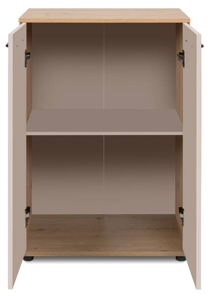 Buffet LINO Marron - Bois manufacturé - 35 x 86 x 60 cm