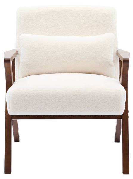 Sessel Weiß - Textil - 75 x 81 x 70 cm