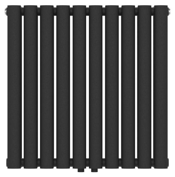 Designradiator Nore zwart - staal - 60 x 60 x 60 cm