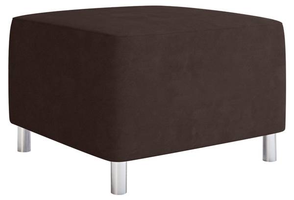 Polsterhocker Dover Braun - Dunkelbraun