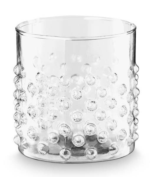 Wassergläser Dots (4er-Set) Klarglas - 8 x 9 x 8 cm