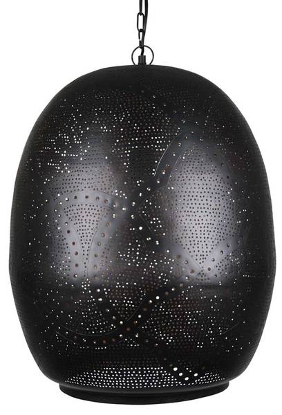 Hängelampe Harini Schwarz - Metall - 45 x 59 x 45 cm
