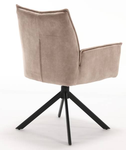 Esszimmerstuhl DANI Beige - Textil - 67 x 64 x 58 cm