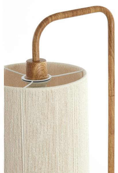 Stehleuchte Donio Beige - Cremeweiß