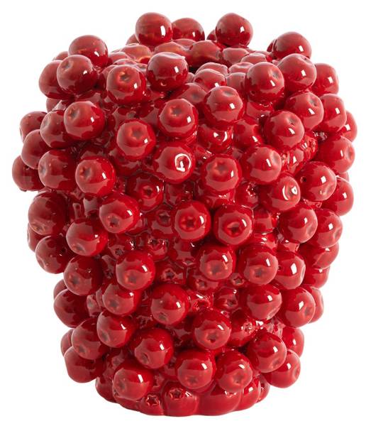 Topf BERRIES Rot - Keramik - 20 x 23 x 20 cm