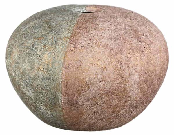 Vase Chareece Grau - Stein - 35 x 24 x 35 cm