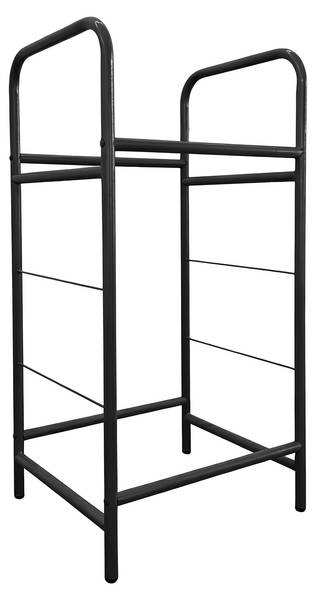 Reifenregal aus Stahl Schwarz - Breite: 53 cm