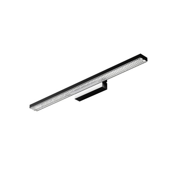 Wandleuchte Leuchtschein Schwarz - Flammenanzahl: 70