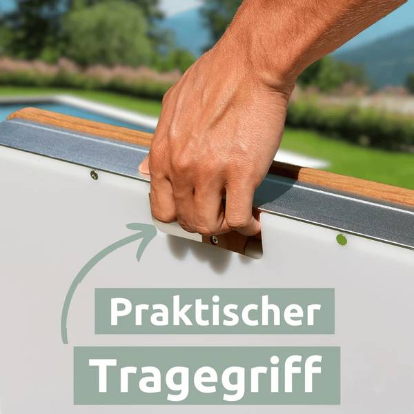 Gartendusche eckig TYLIX Braun - Holzwerkstoff - 70 x 7 x 55 cm