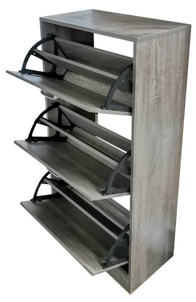 Schuhschrank JUNZEA02G-BRUIN Braun - Graubraun
