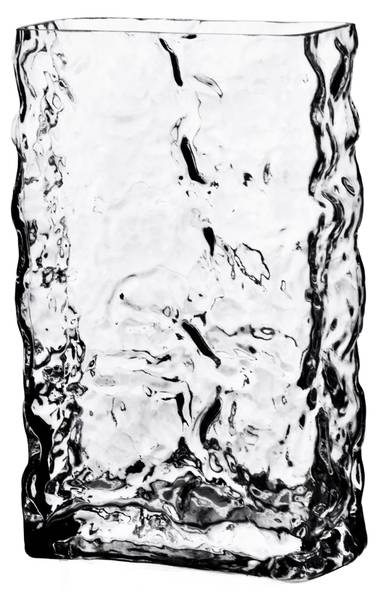 Vase SERENITE Glas - 7 x 24 x 15 cm