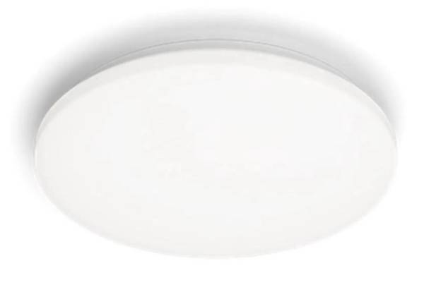 Deckenleuchte Izso Weiß - ABS - 19 x 7 x 19 cm