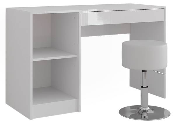 Schminktisch Sherry 57576 2er set Weiß - Holzwerkstoff - 120 x 76 x 51 cm