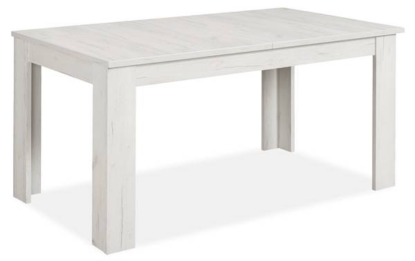 Esstisch 2184 Weiß - Holzwerkstoff - 160 x 76 x 90 cm