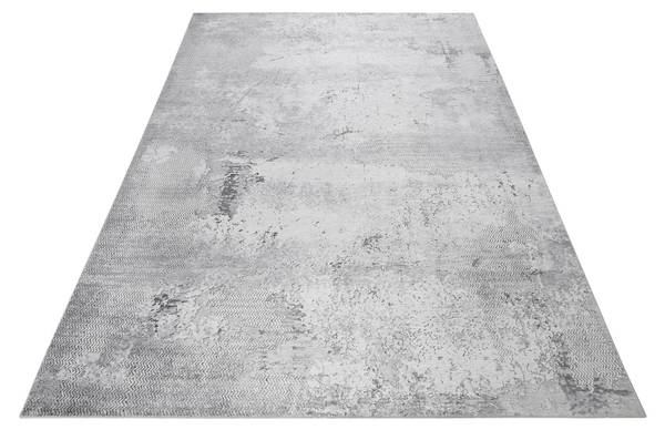 Kurzflorteppich Radiate Grau - 80 x 150 cm
