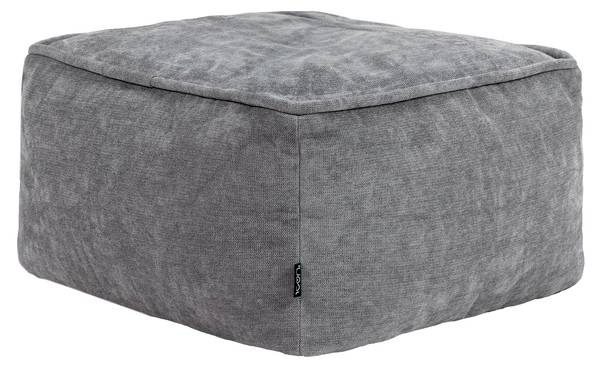 Hocker Chenille Amara Grau