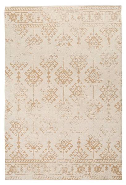 Baumwollteppich OZEL Beige - Textil - 120 x 170 cm