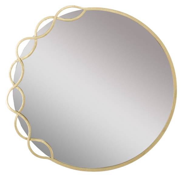 Spiegel Eleonor Gold - Metall - 2 x 72 x 74 cm